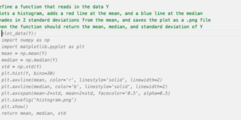 a code